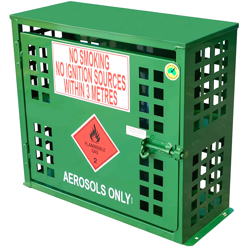 Aerosol Storage Cage for 72 Spray Cans Hazardous Goods Storage